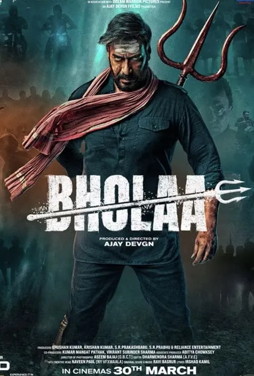 Bholaa action movie official promotional poster